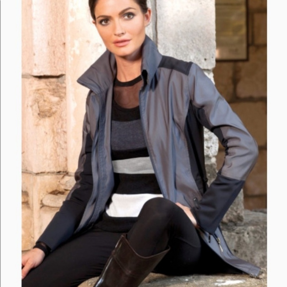 Black and grey city slick jacket